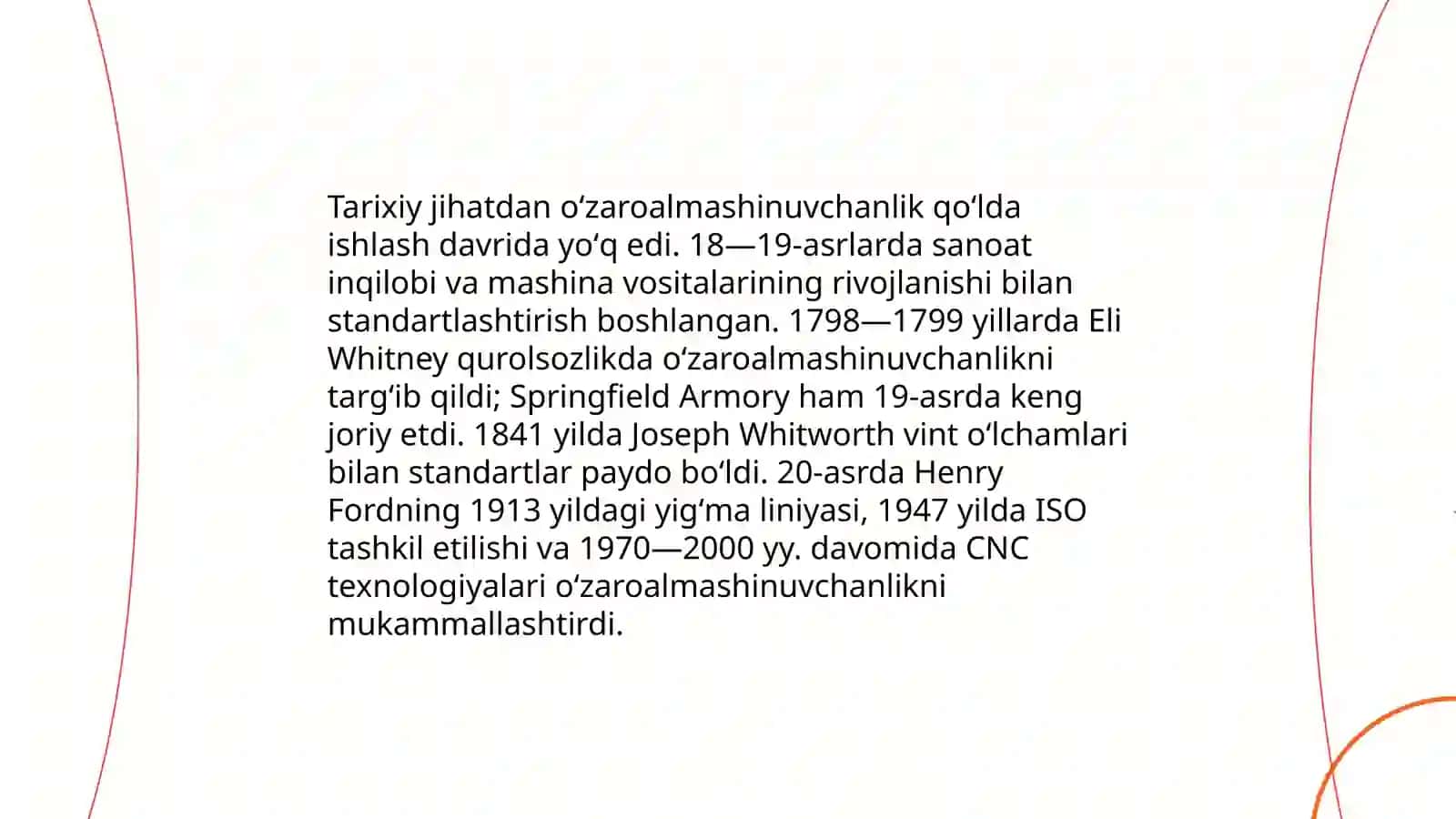Oʻzaroalmashinuvchanlikning mohiyati mashinasozlikdagi oʻrni va uning turlari 4