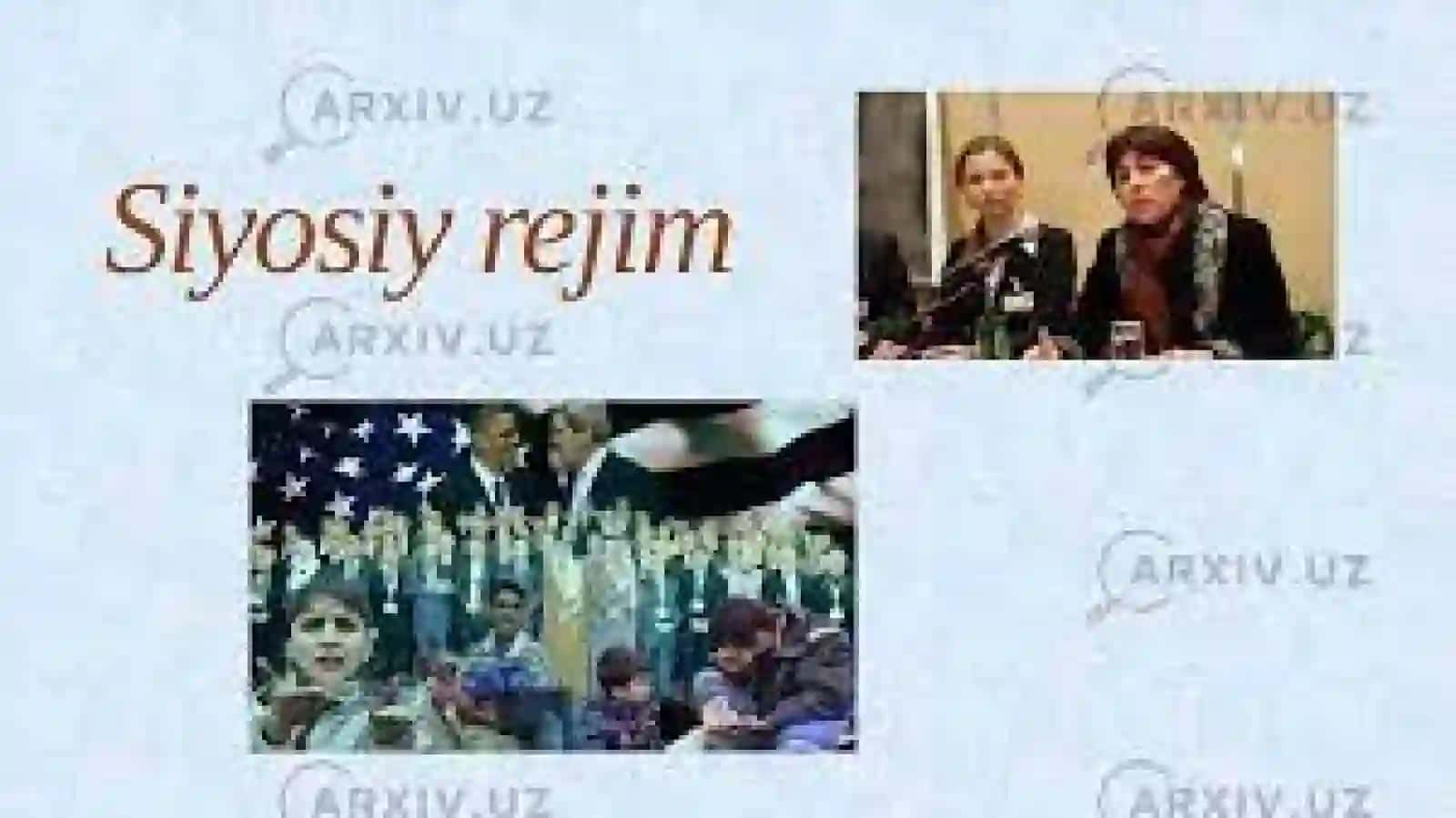 SIYOSIY REJIM 4