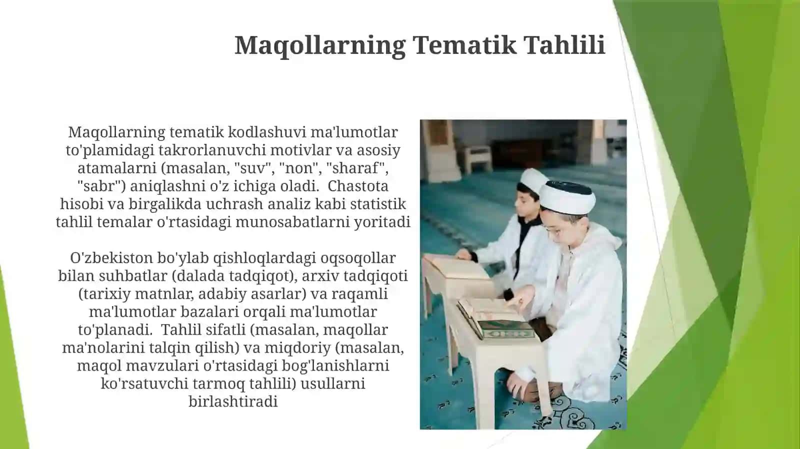 O'zbek xalq maqollarini to'plash va mazmunini sharhlab tahlil qilish 4