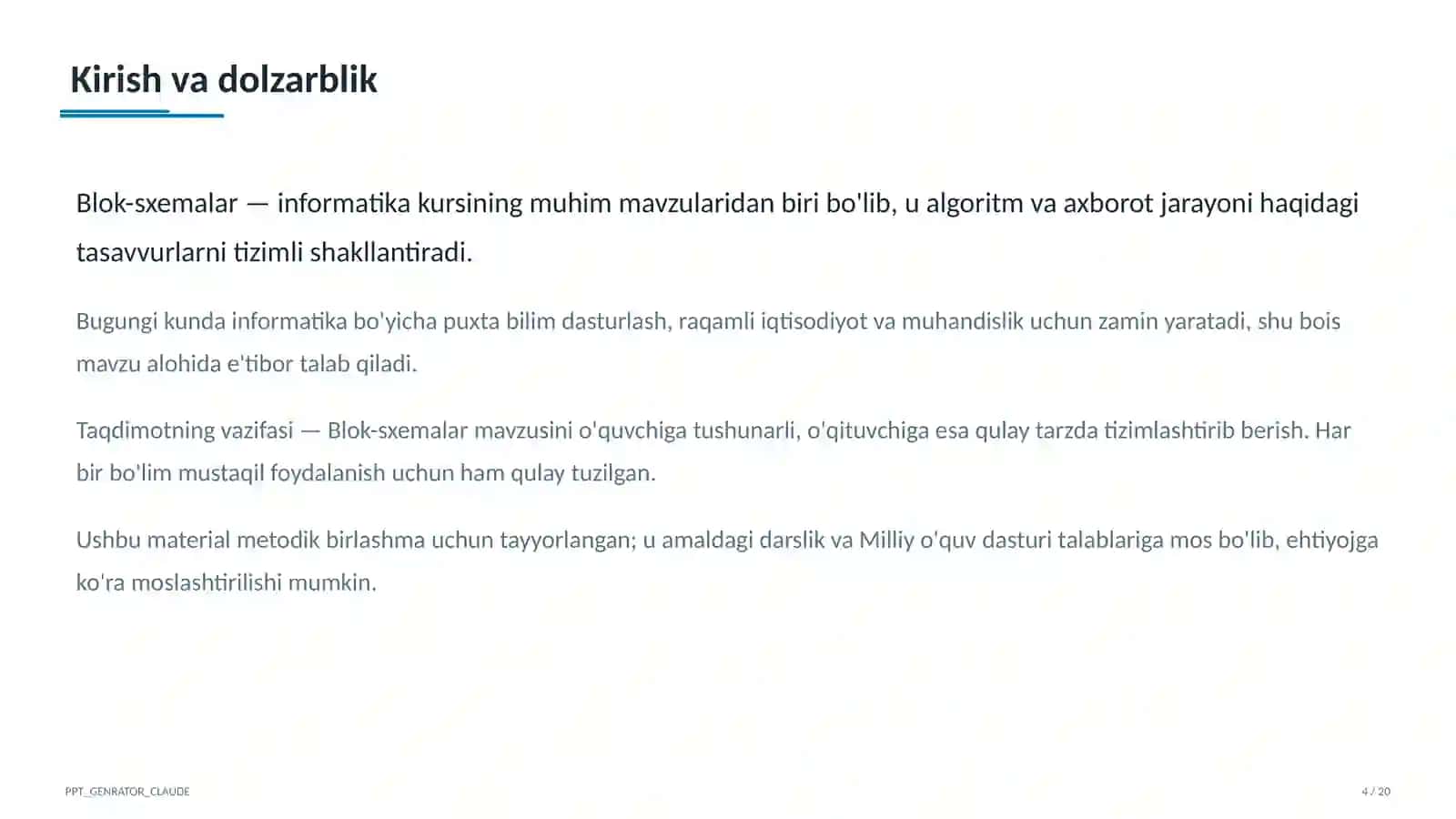 Blok-sxemalar (8-sinf) 4