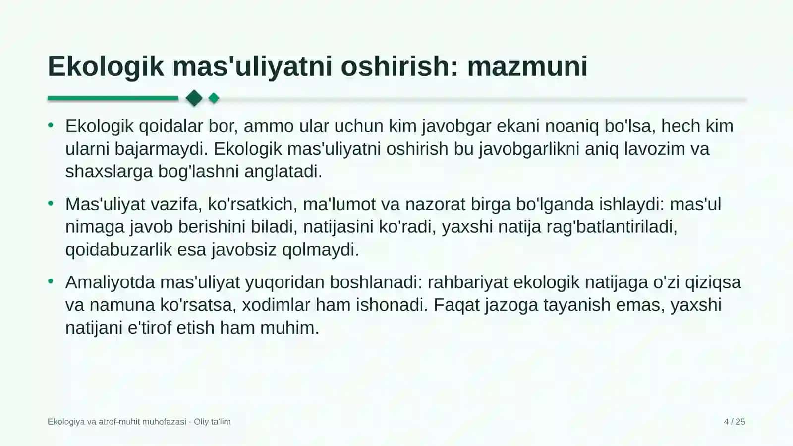 Dehqon bozorlarida ekologik mas'uliyatni oshirish 4