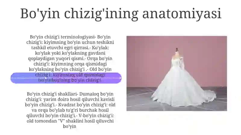 Ayollar Kiyimlarining Bõyin Õyindilariga Ishlov Berish 4