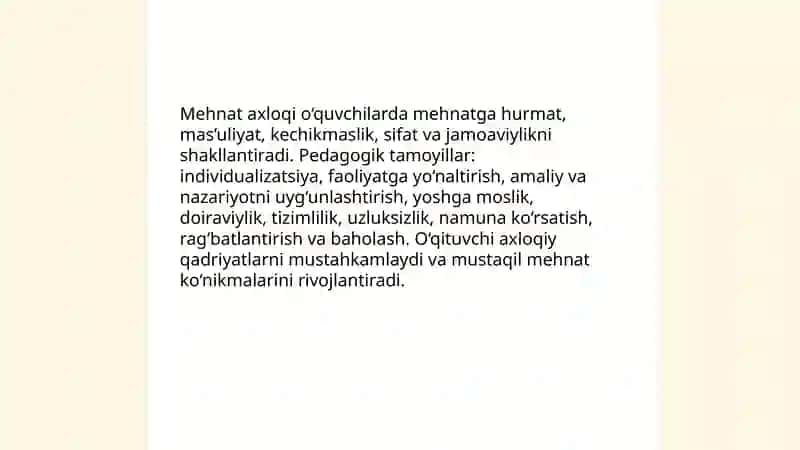 O'quvchilarni mehnatga axloqiy tayyorlash 4