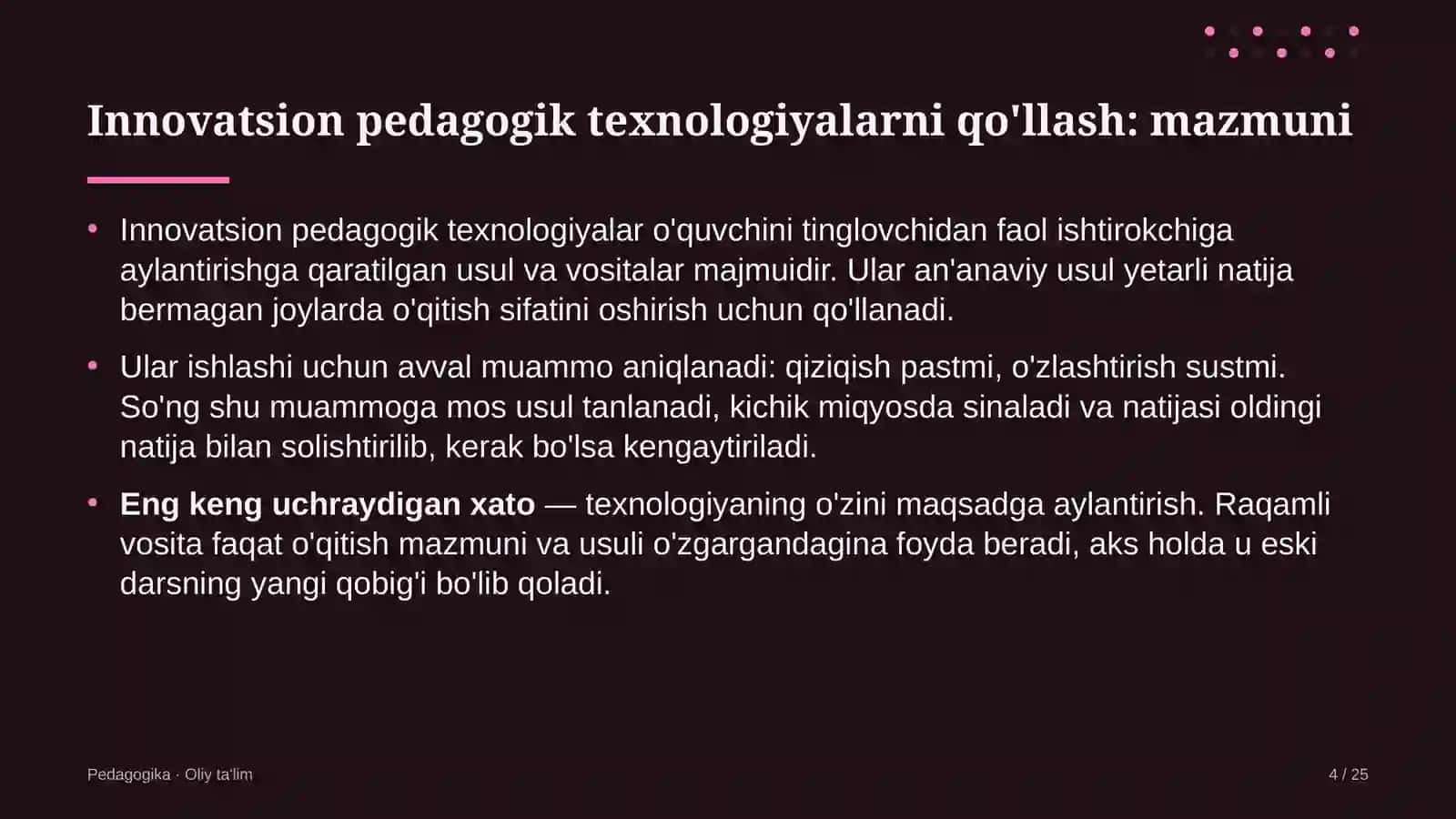milliy bog'larda innovatsion pedagogik texnologiyalarni qo'llash 6203 4