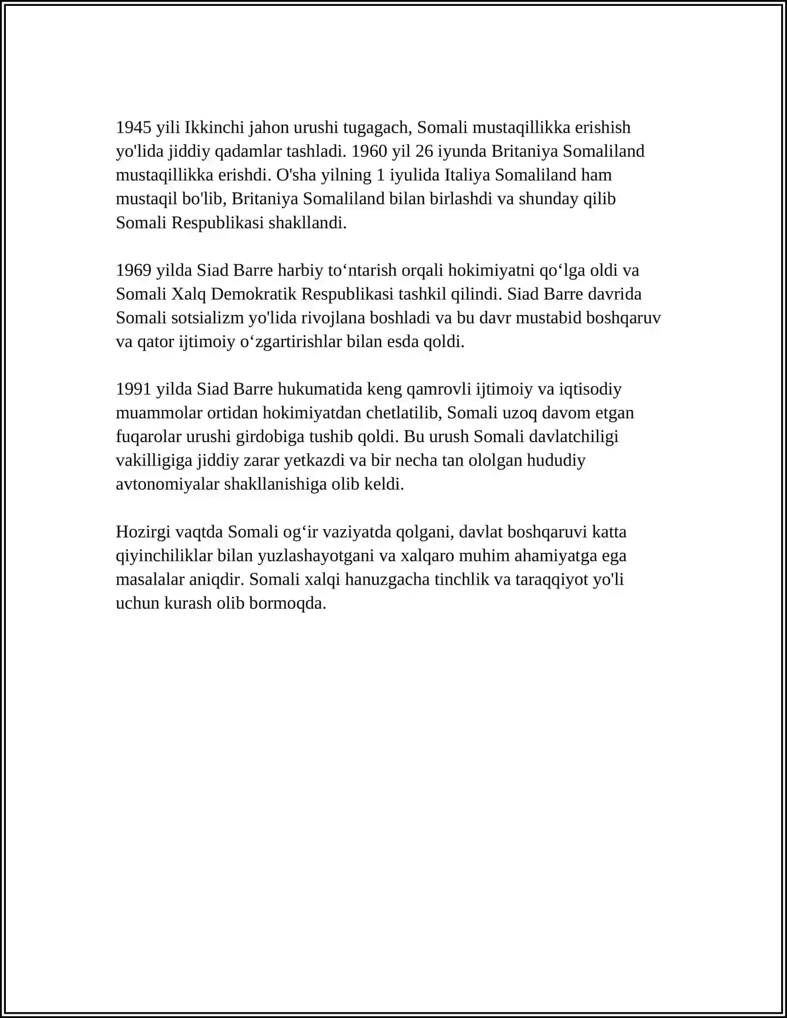 SOMALI DAVLATI 4