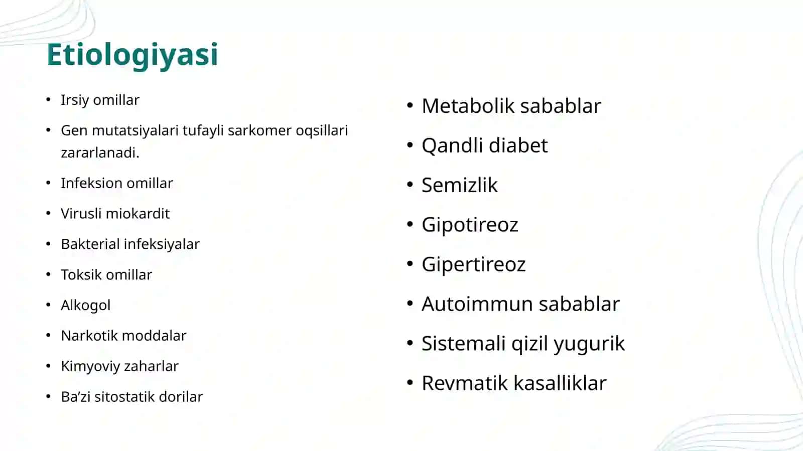 Kardiomiopatiyalar 4