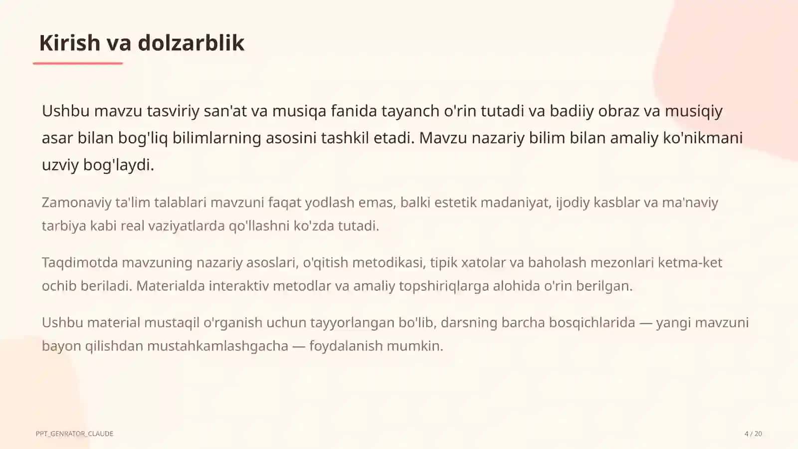 Tasviriy san'at va musiqa (1–7) 4