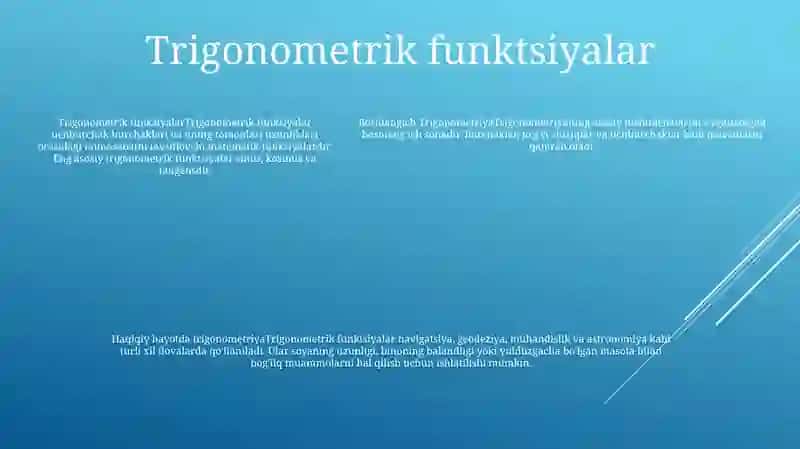 Boshlangich Trigonometriya 4