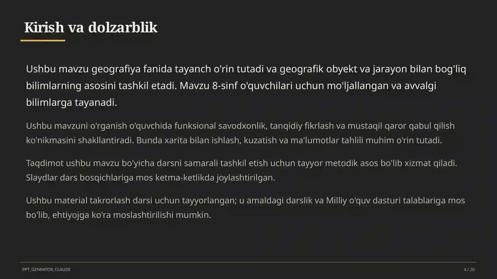 O'zbekistonning ichki suvlari: Amudaryo va Sirdaryo (8-sinf) 4