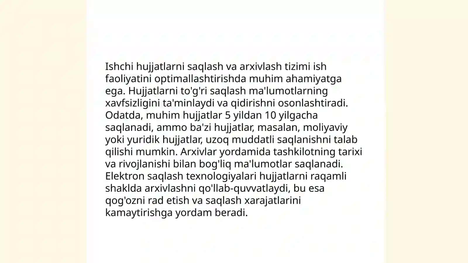 Ishchi hujjatlarni tayyorlash joyida Audit oʻtkazish va Audit natija boʻyicha dalolatnoma tuzish 4