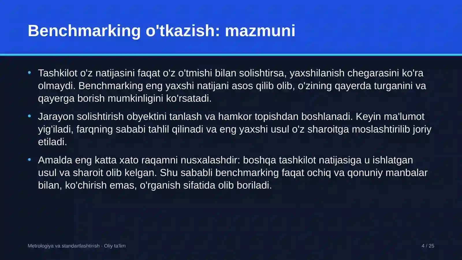gazeta tahririyatlarida benchmarking o'tkazish 7201 4