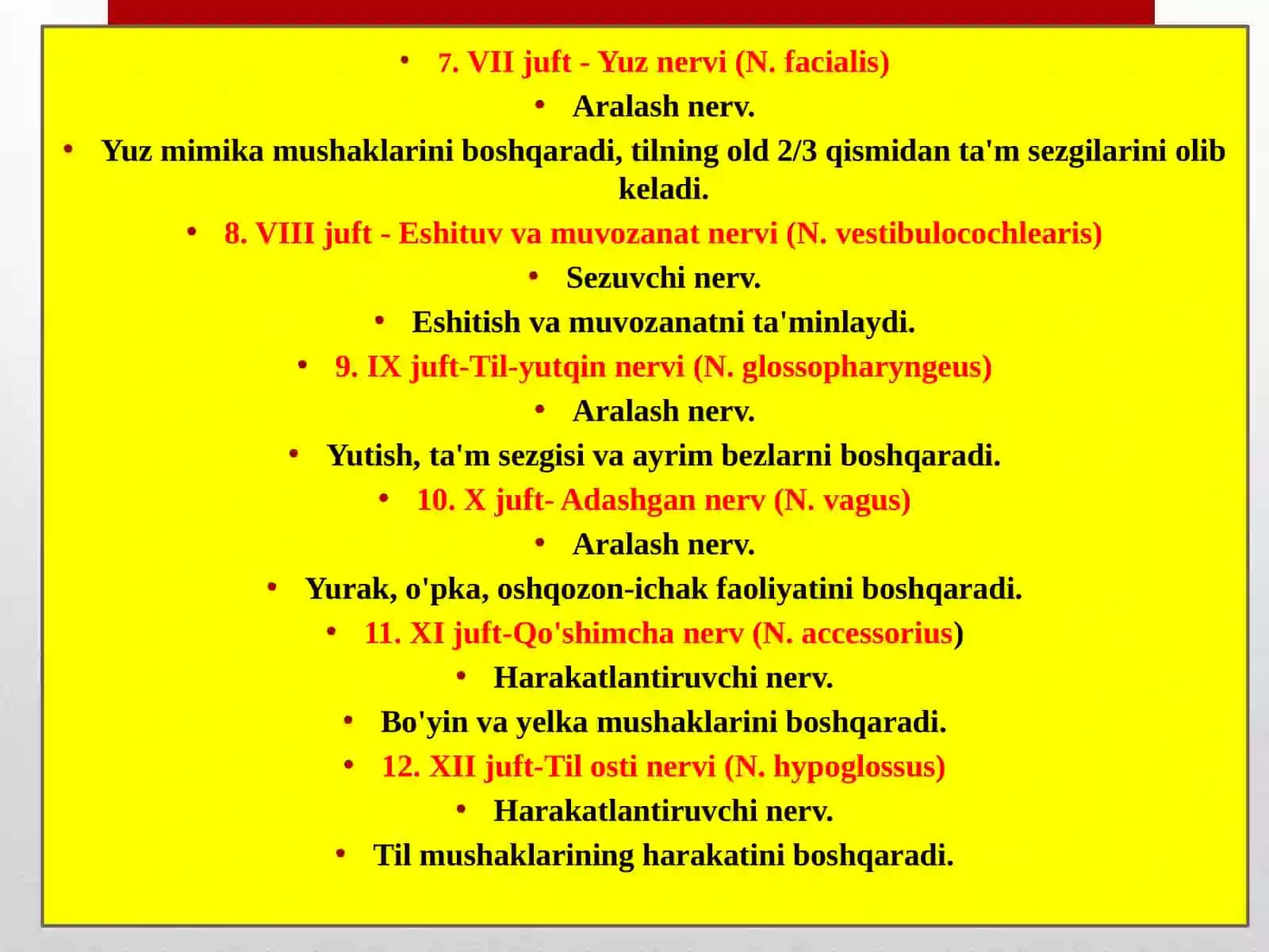 Nervning kallasuyagi asos va g'orsimon sinusi tavsifi 4