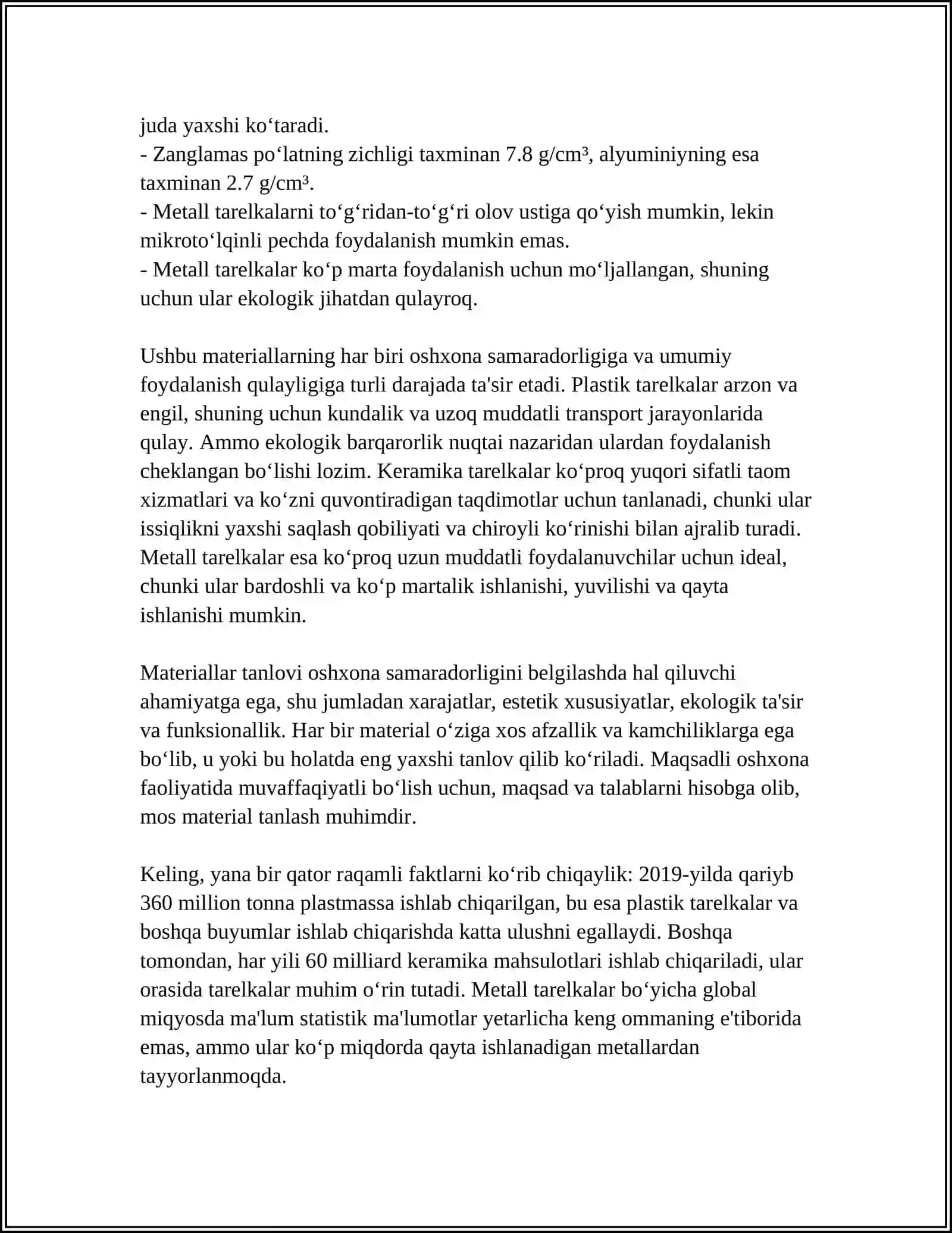 Tarelka turlarining samaradorlikka ta'siri 4