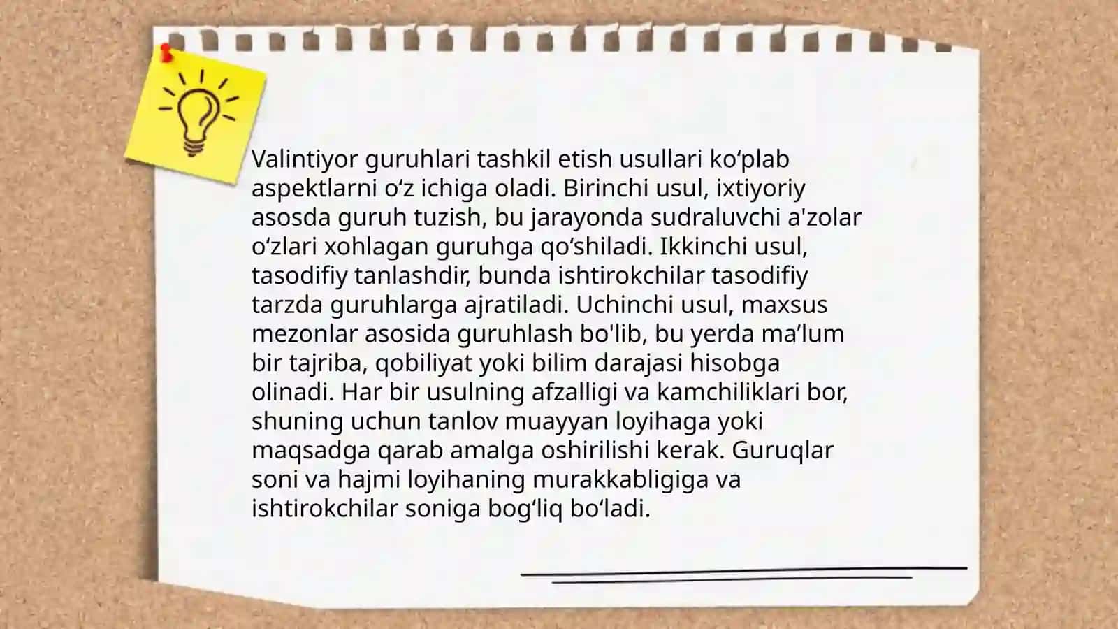 Valintiyorlik va valintiyor guruhlar bilan tashkil etiladigan faoliyat 4