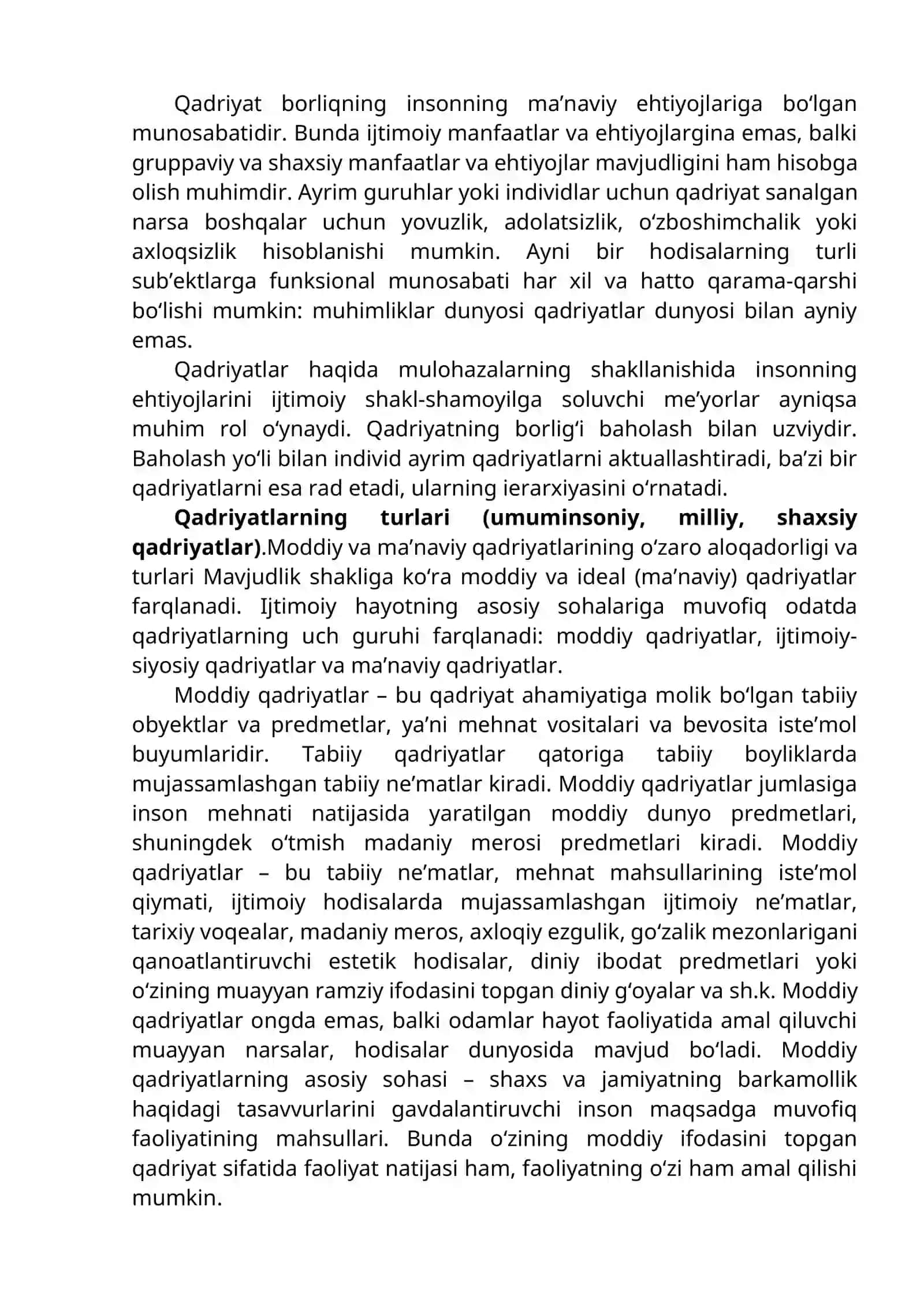 Qadriyatlar falsafasi (aksiologyia) 4