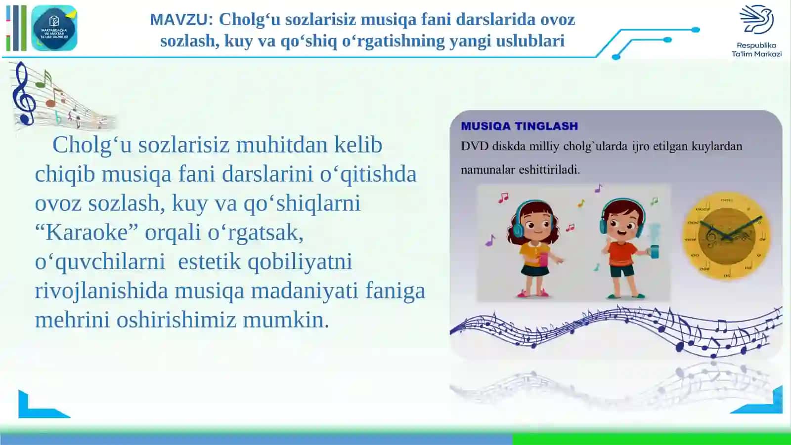 O‘quvchilarni musiqa fani darslariga qiziqishini oshirishda interfaol usullar 4