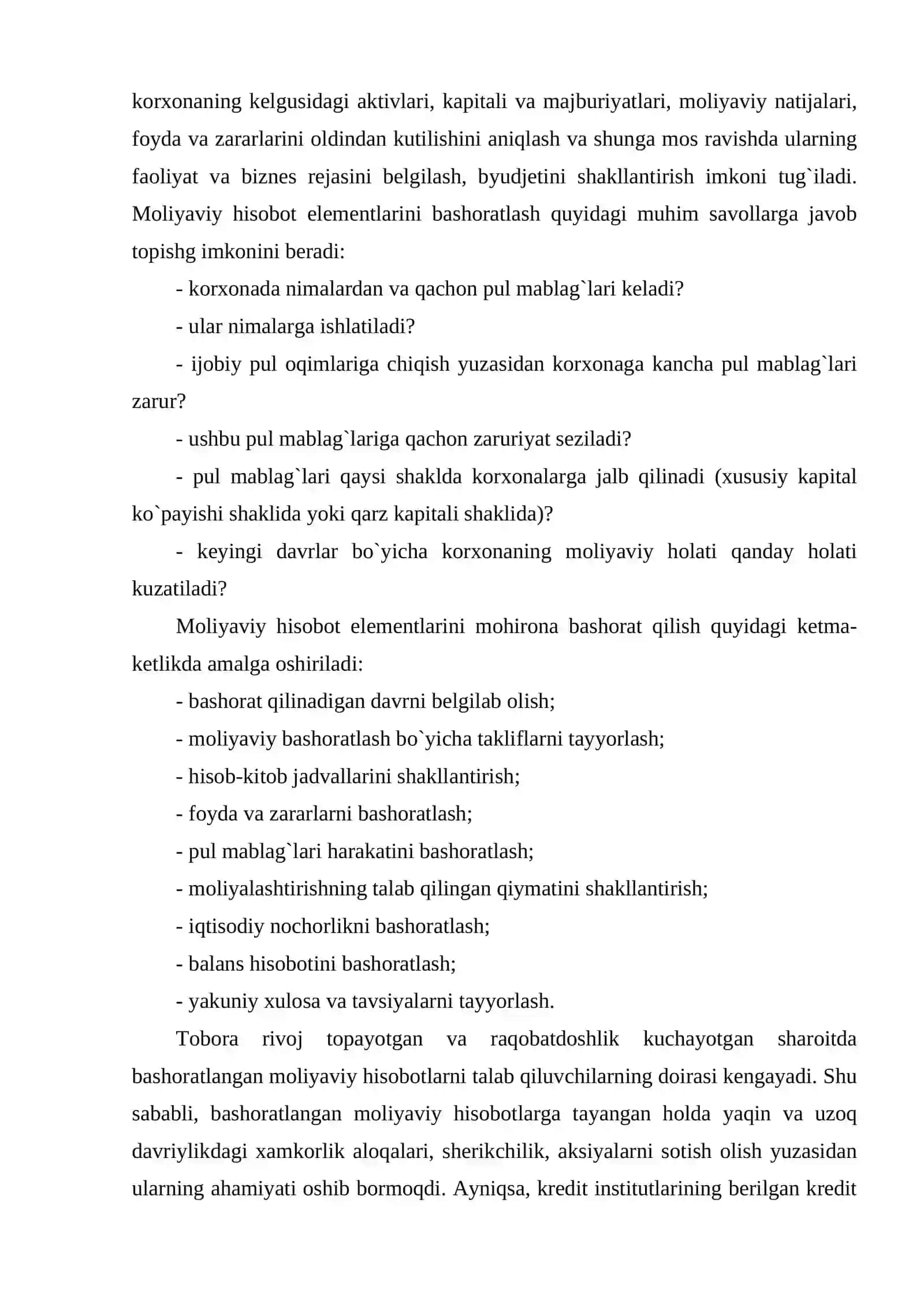Moliyaviy hisobot elementlarini bashoratlash 4