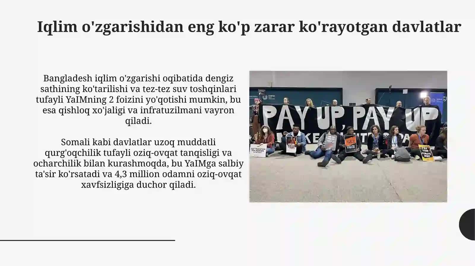 Iqlim ozgarishi kimlarga qimmatga? 4
