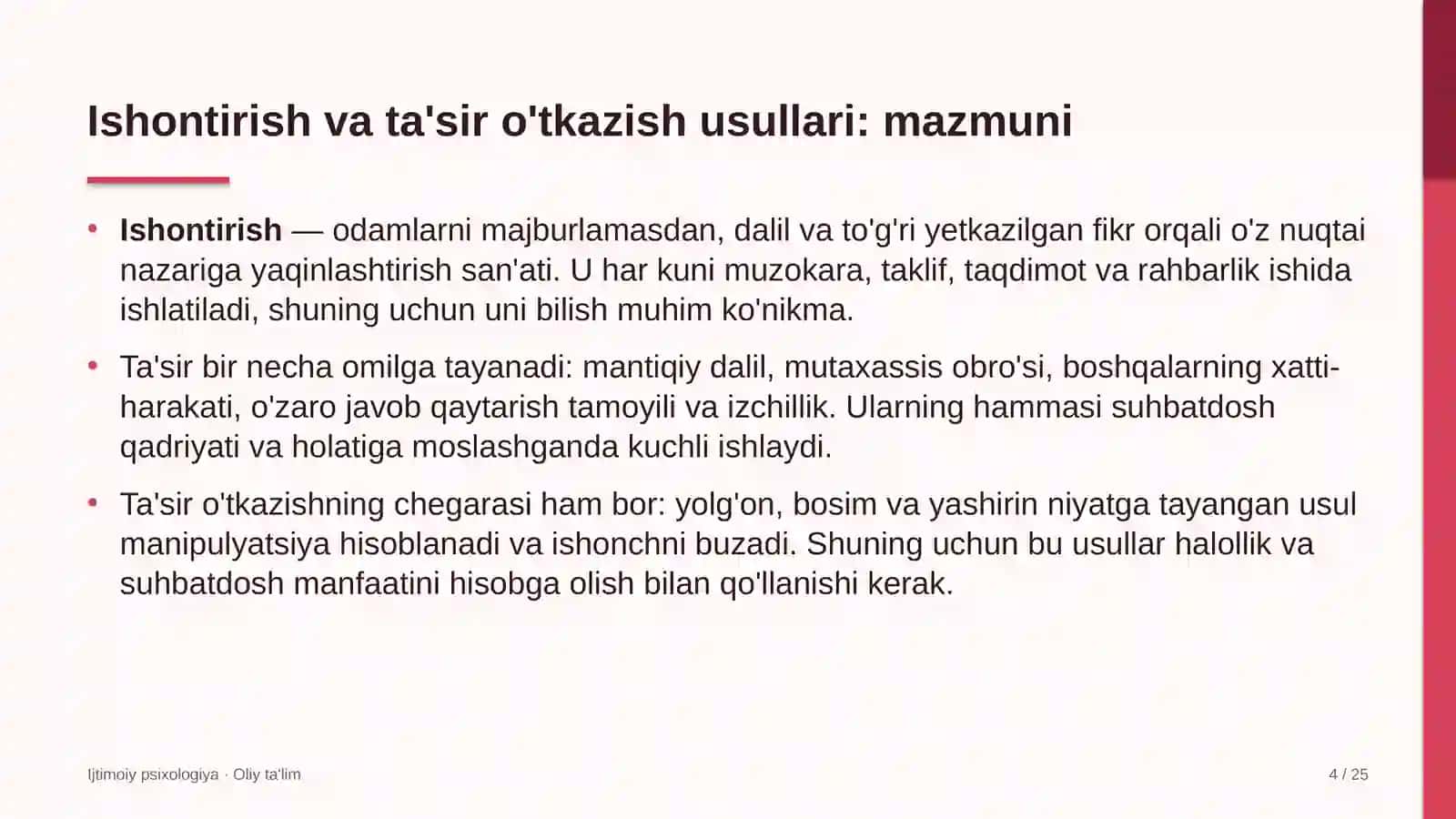 Lak-bo'yoq sanoatida ishontirish va ta'sir o'tkazish usullari 4
