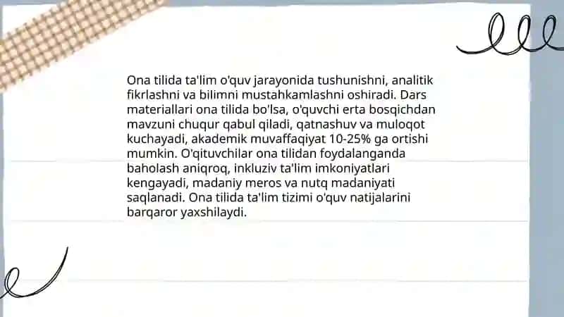 Ona tilining bugungi kunda ahamiyati 4