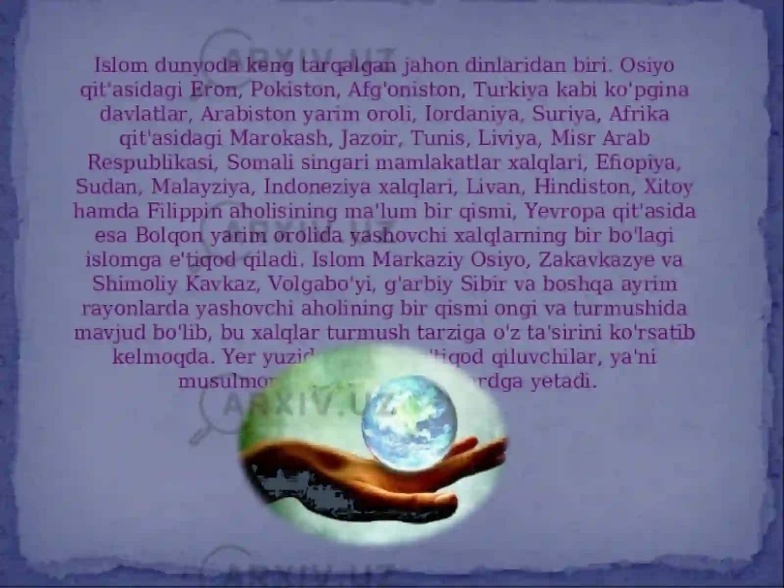 Islom qadryatlari 4