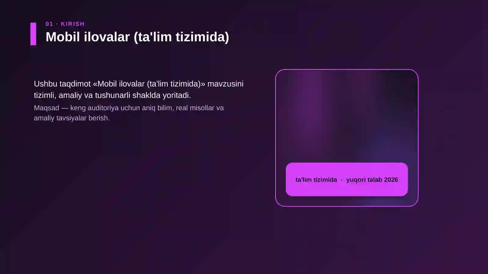 Mobil ilovalar (ta'lim tizimida) 4