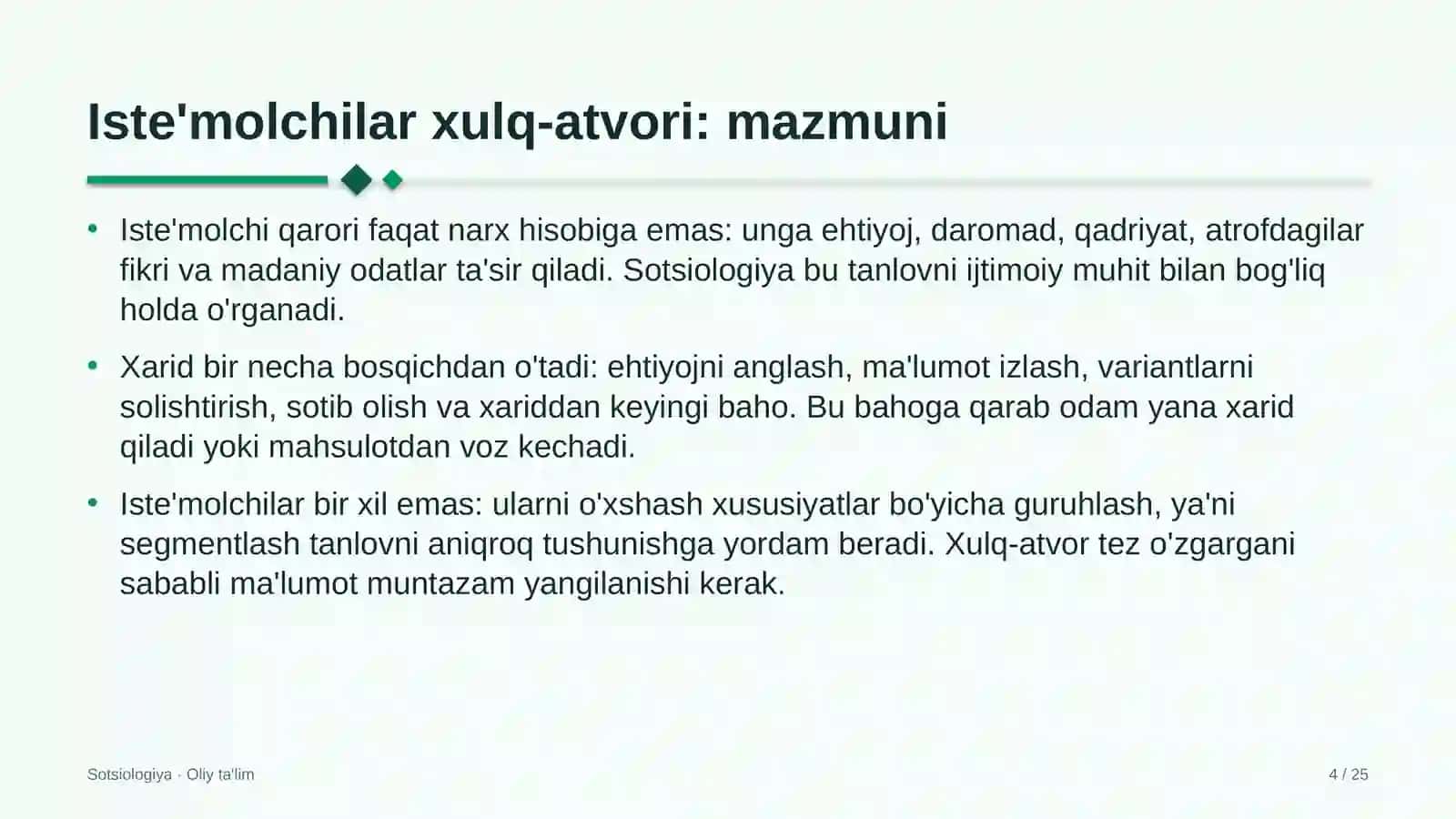 oilaviy poliklinikalarda iste'molchilar xulq atvori 7885 4