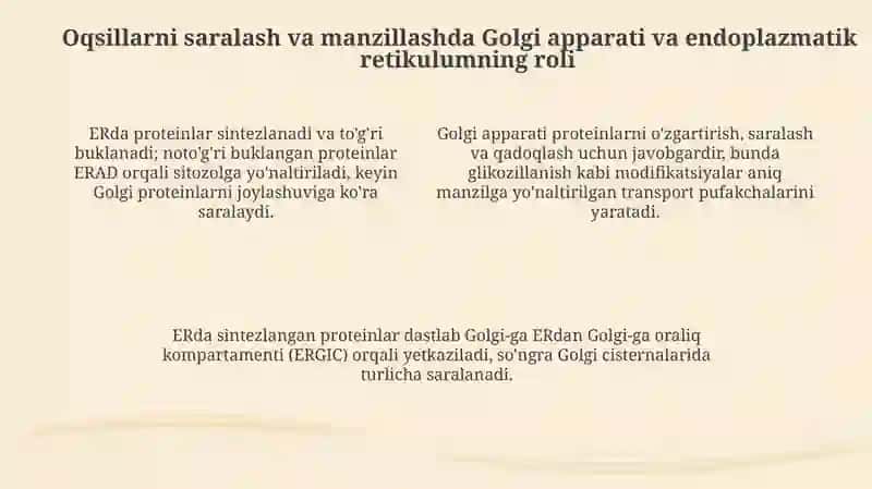 Membrana transporti va organogenezning asosiy bosqichlari 4