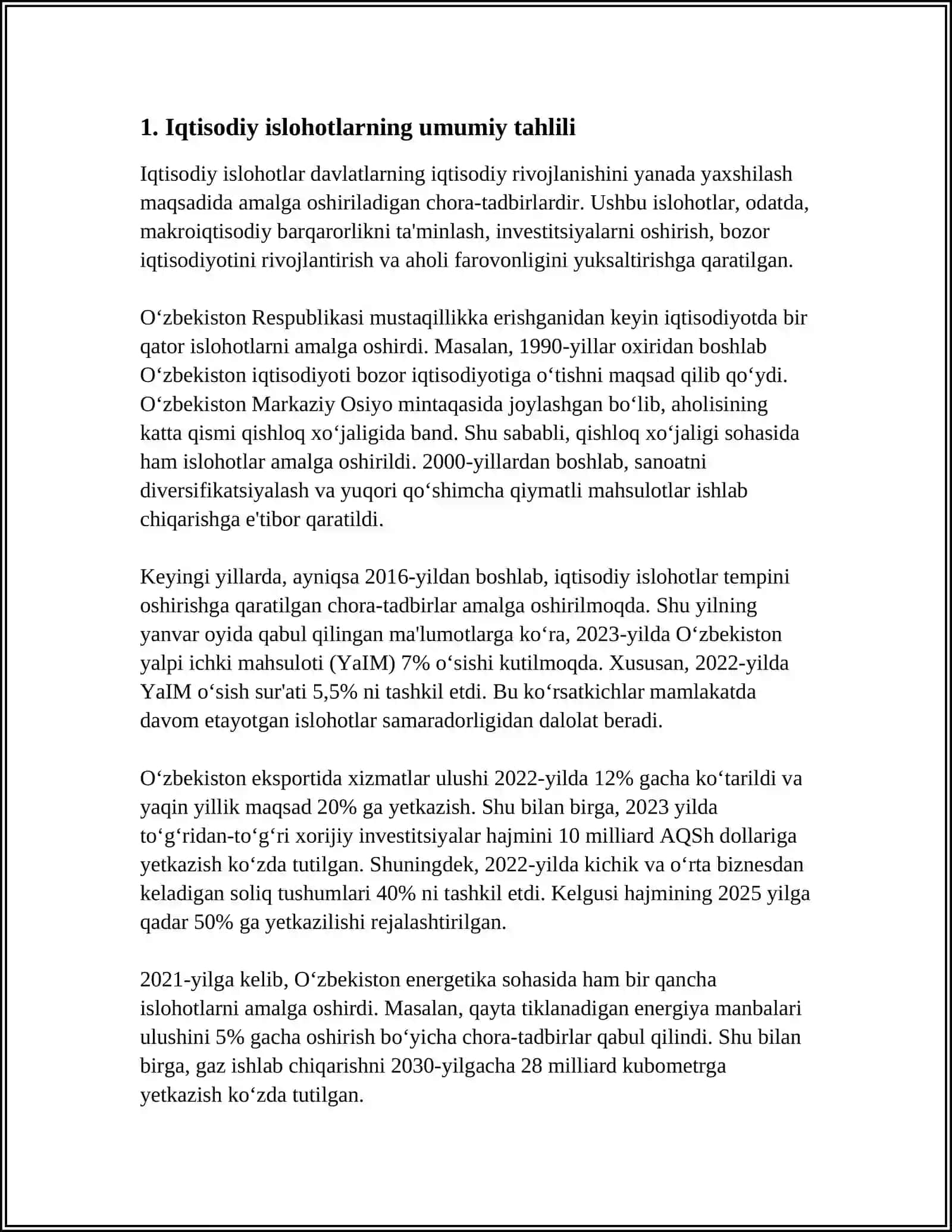 BIOLOGIYA YUNALISHI MUSTAQIL ISH 4
