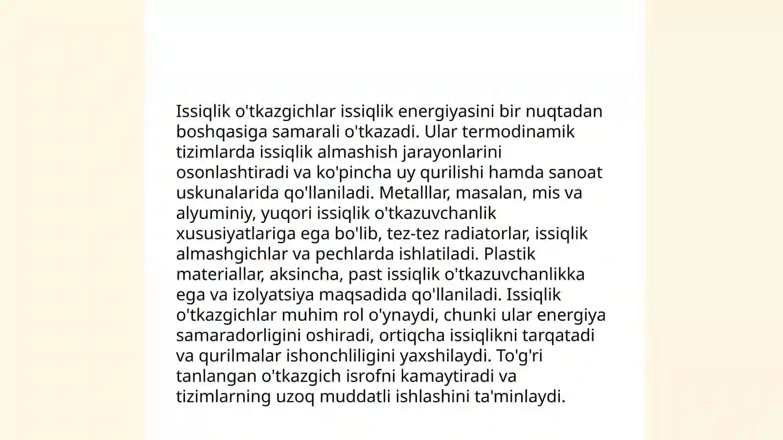 Sterjen va truba asosida issiqlik o'tkazgichlarning ishlatilishi 4