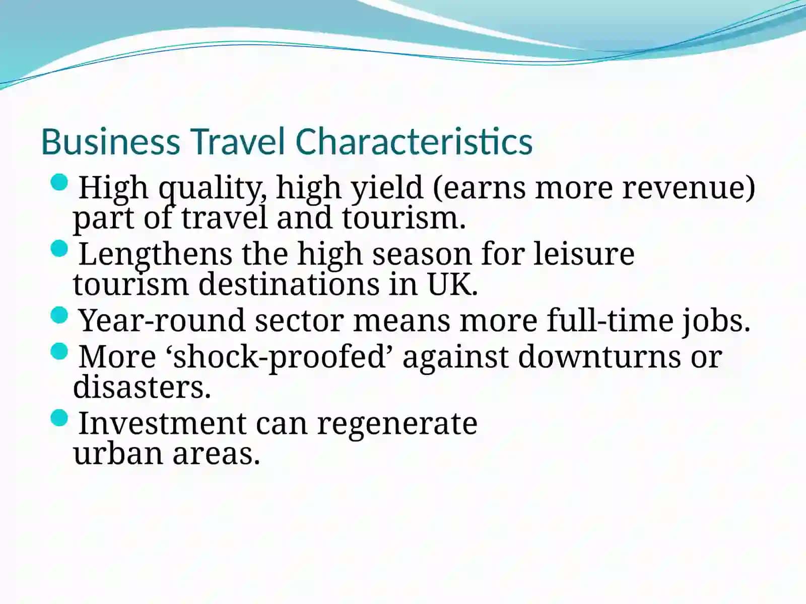 The Business Travel Environment 4
