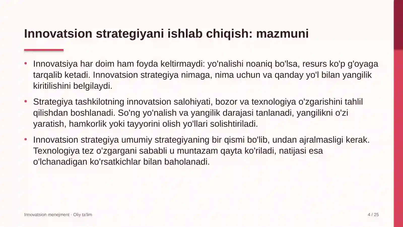 to'lov tashkilotlarida innovatsion strategiyani ishlab chiqish 4993 4