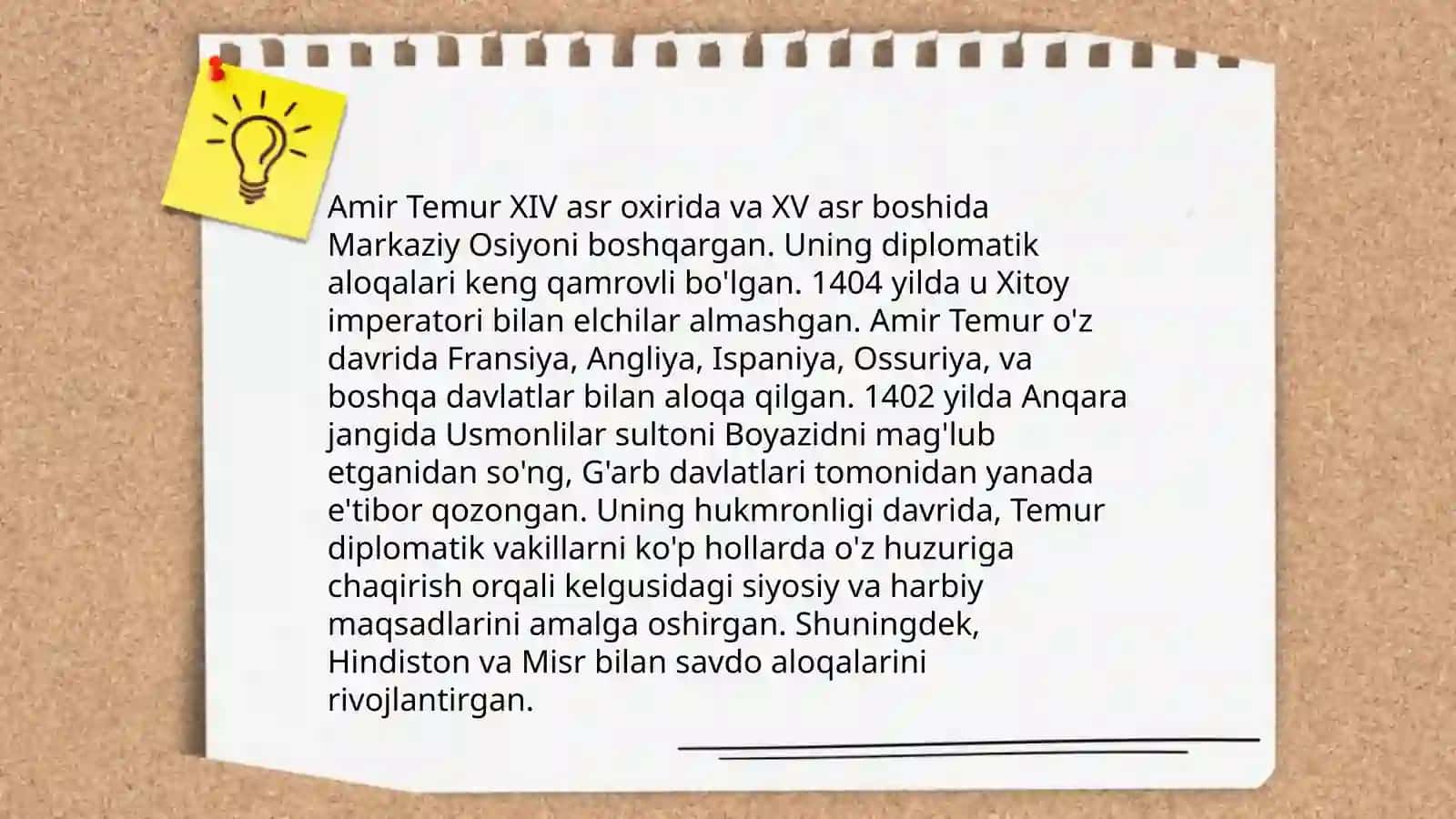Amir Temurning davlat chegaralarini mustahkamlashi 4