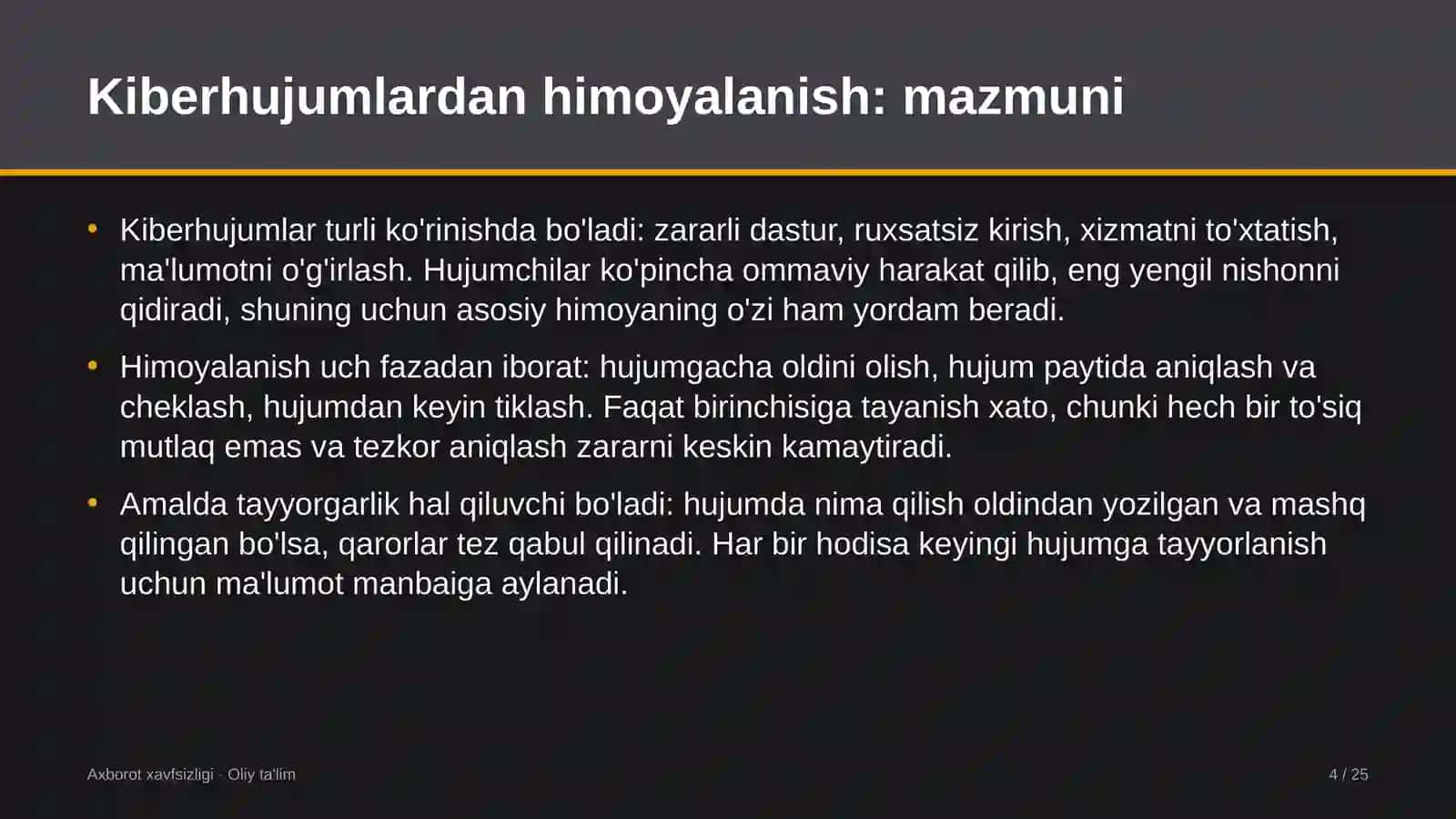 Quvur transportida kiberhujumlardan himoyalanish 4