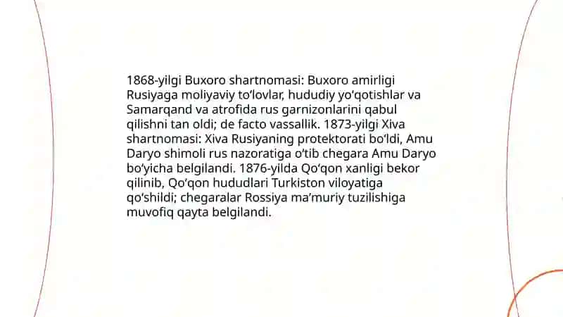 O'rta Osiyoning Rossiya imperiyasi boshqaruvi davridagi tarixiy geografiyasi 4