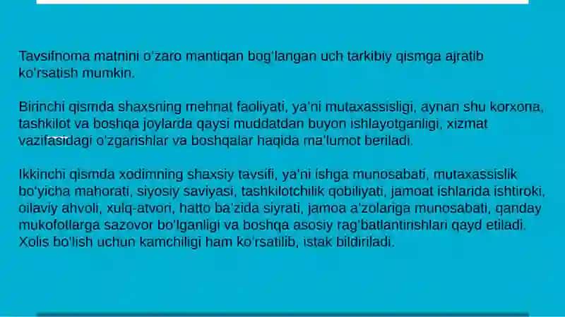 Tavsifnoma 4