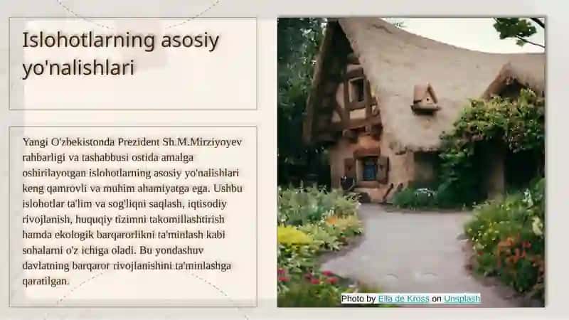 Islohotlar iqtisodiy va ijtimoiy rivojlanishga ta'siri 4