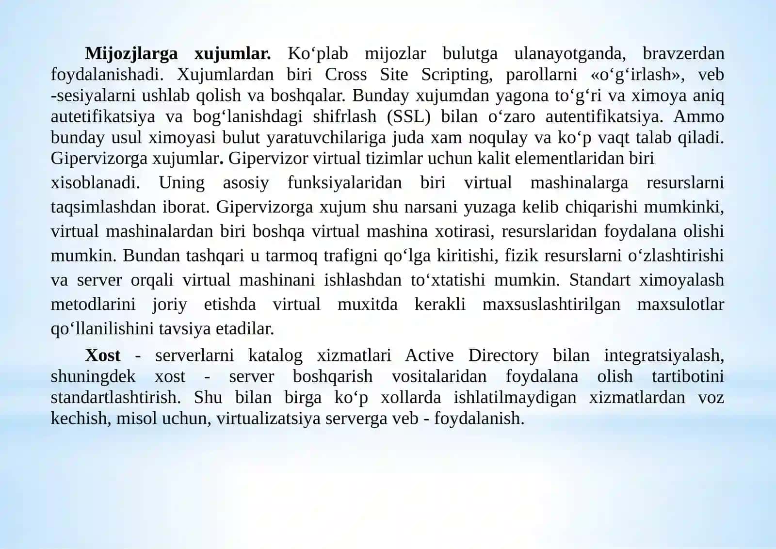 Bulutli texnologiyalarda amalga oshiriladigan hujumlar 4