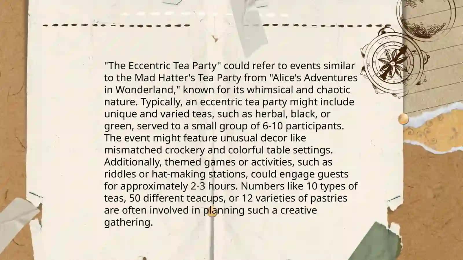 Plots in Alice in wonderland 4