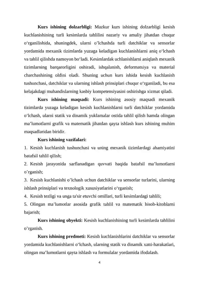 KESISH KUCHLANISHINING TURLI KESIMLARDA TAHLILI 4