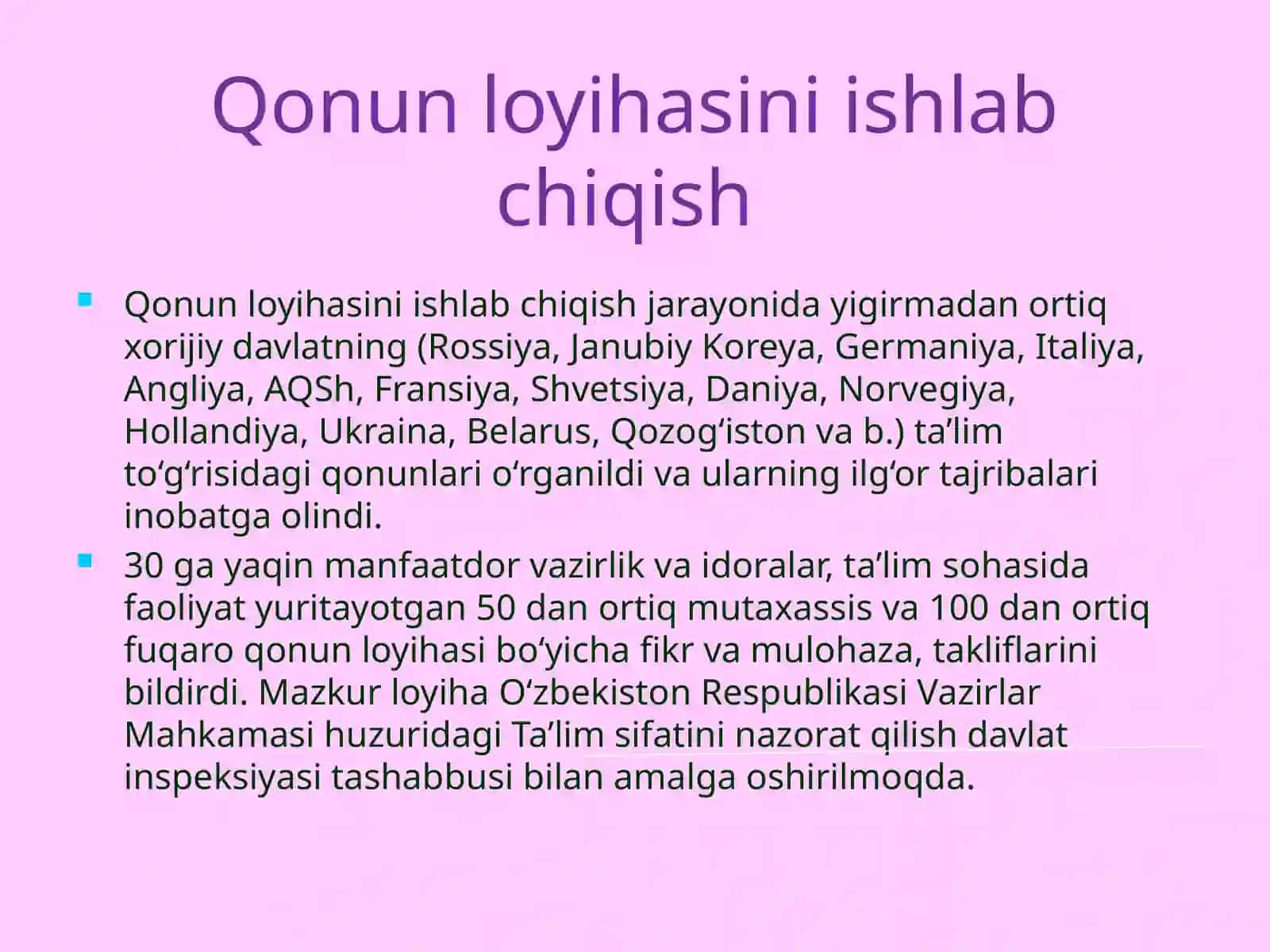 O'zbekiston Respublikasida ta’lim tizimini rivojlantirishning konseptual asoslari 4