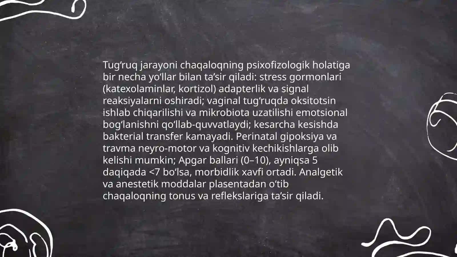 Perinatal va chaqaloqlik davrida psixofizologik rivojlanishga xos xususiyatlari 4