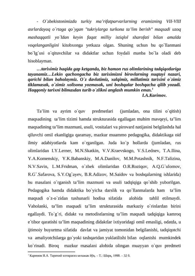 Ta’lim jarayoni tizim sifatida 4