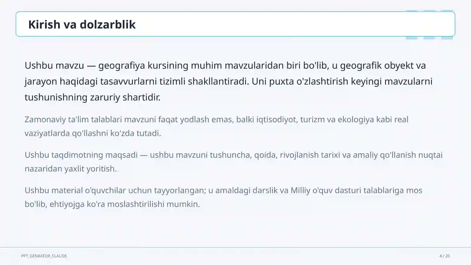 O'zbekistonning ichki suvlari: Amudaryo va Sirdaryo (8-sinf) 4