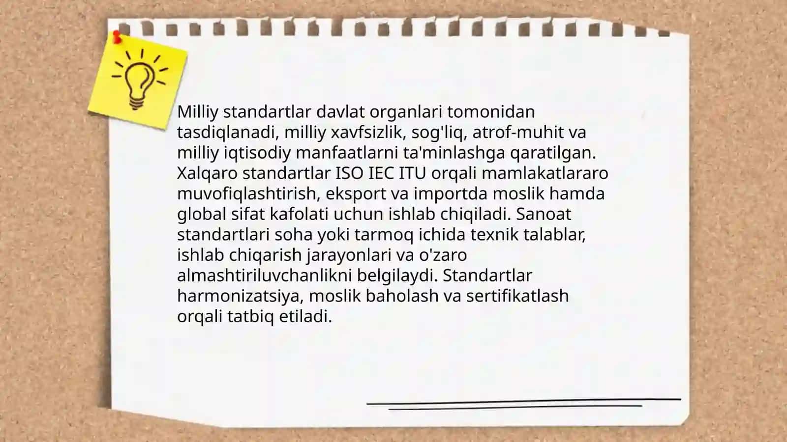 Standart, ularning turlari, ishlab chiqish tartiblari 4