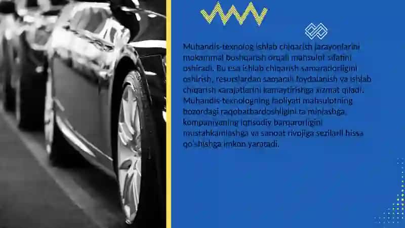 Zamonaviy mashinasozlik ishlab chiqarishining muhandis-texnologi kasbining xususiyatlari 4