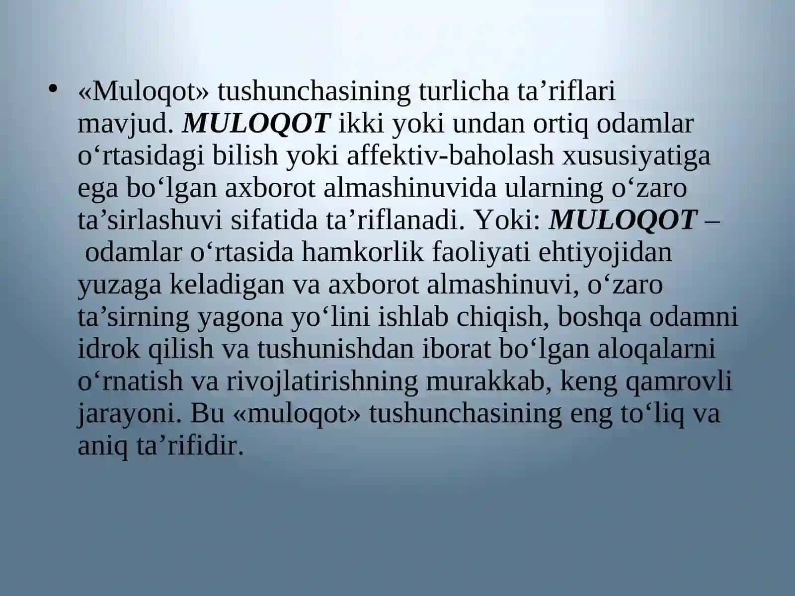Muloqot vaqtidagi kompitentlik 4
