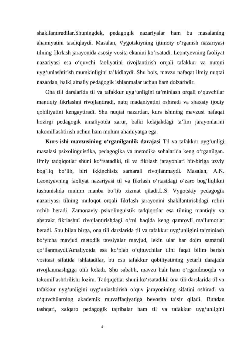Ona tili darslarida til va tafakkur uygʻunligi 4