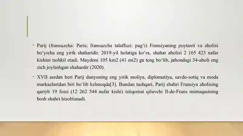 Fransiya poytaxti Parij 4