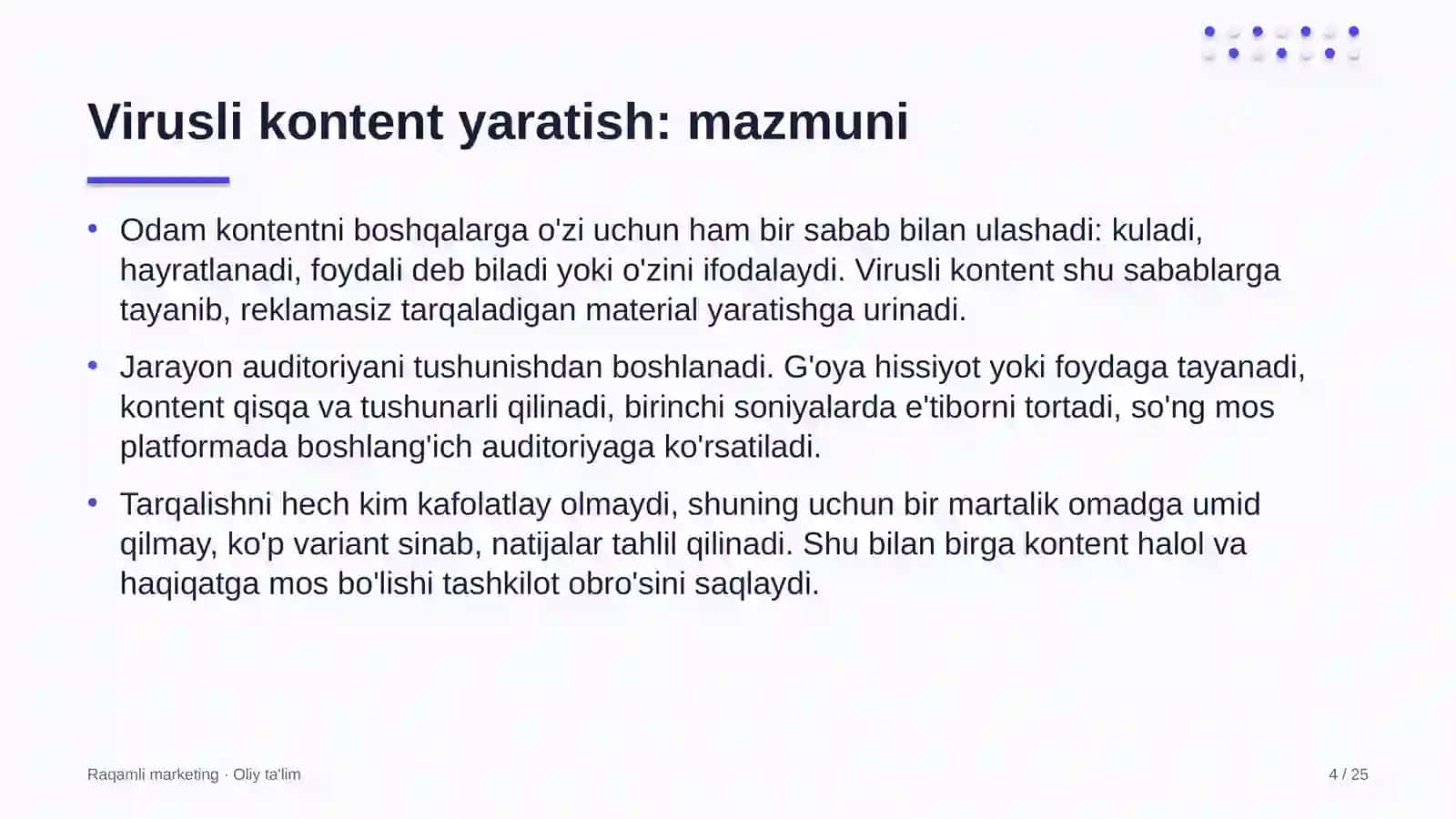 Kardiologiya markazlarida virusli kontent yaratish 4